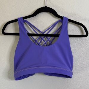 CVG butterfly back sports bra women’s sz XL purple EUC